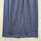 Leslie Fay Blue Knee Length Slit Stretch Executive Skirt Plus 14