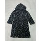 Pl Sleep Black Cute Monster Face Graphic Printed Embroidered Fluffy Bath Robe Boys 6