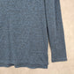 Old Navy Blue Long Sleeve Heather Boyfriend Tall Top Small