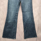 Gap Limited Edition Blue Denim Flare Wide Jeans Y2K Retro Pants Bottoms 6