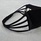 Shade & Shore Black Padded Strapless Swim Sports Bra Beach Bikini Top 34C