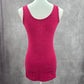 Maurices Pink Sleeveless Long Cami Cotton Tank Top Small