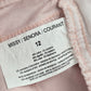 Gloria Vanderbilt Pink Embroidered Floral Crop Avery Cotton Pants 12