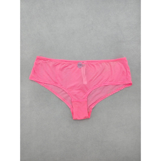 Pink Stripe Panty Dainty Whimsy Sexy Goth Fairy Coquette Bridal XL
