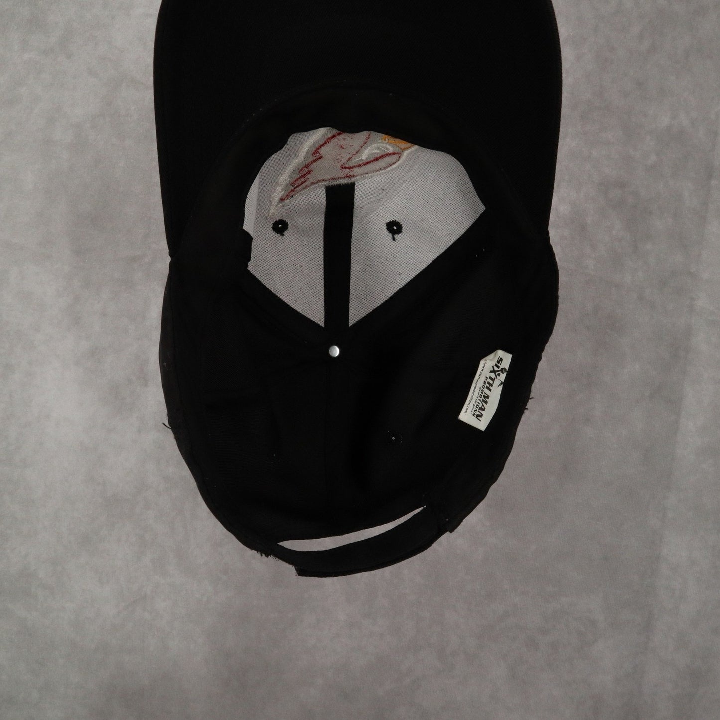 Sixth Man Performance Black Cardinals Sports Cloth Strap Baseball Cap Hat OSFM