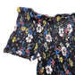 Almost Famous Black Smock Cropped Off Shoulder Y2K Blouse Top Shirt Small
