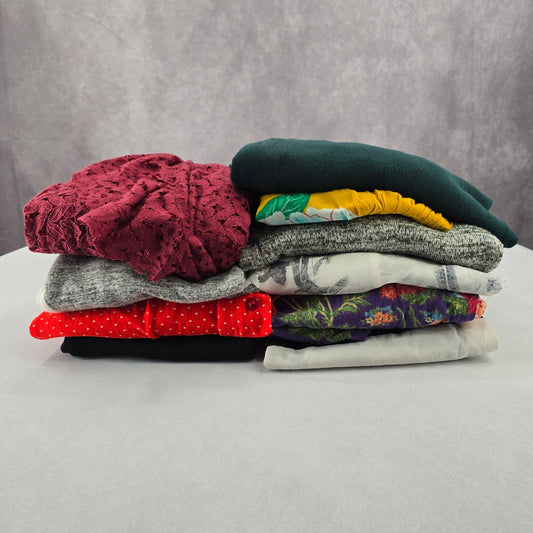 Lot of 10 Womens Tops Sweaters Tanks Random Mixed Bundle of 10 S Small