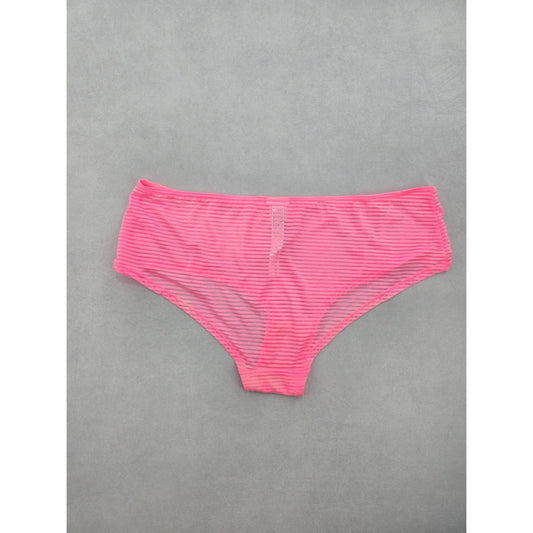 Pink Stripe Panty Dainty Whimsy Sexy Goth Fairy Coquette Bridal XL