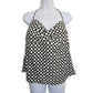 Beach Resort Halter Catalina Black Geometric Swimsuit Coverup Tankini Plus XL