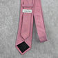 Calvin Klein Pink Blue Stripe Repp 72% Silk 28% Linen Men's Neck Tie NWOT