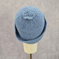 Blue Flower Vintage Y2K Cable Knit Caps Funky Beanie Hat