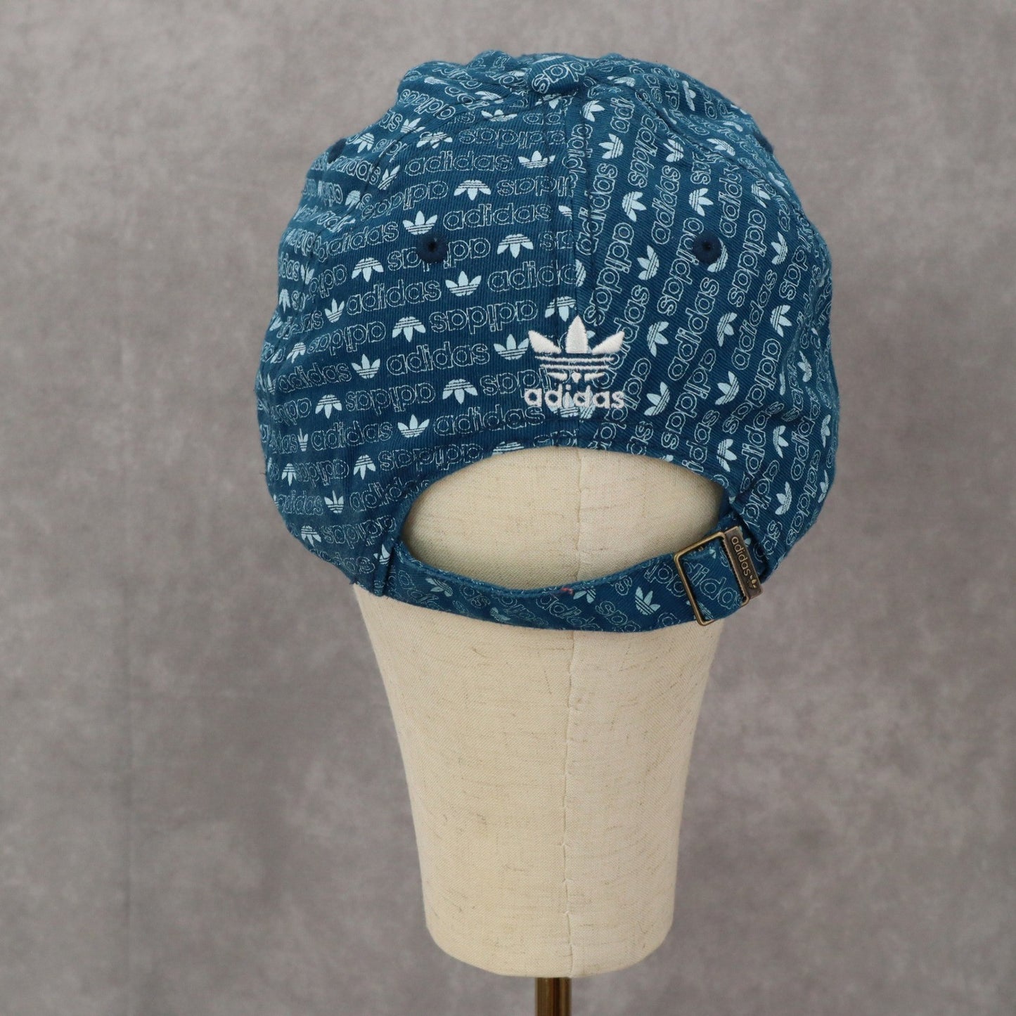 Adidas Blue Logo Golf Cloth Strap Athletic Performance Buckle Baseball Cap Hat