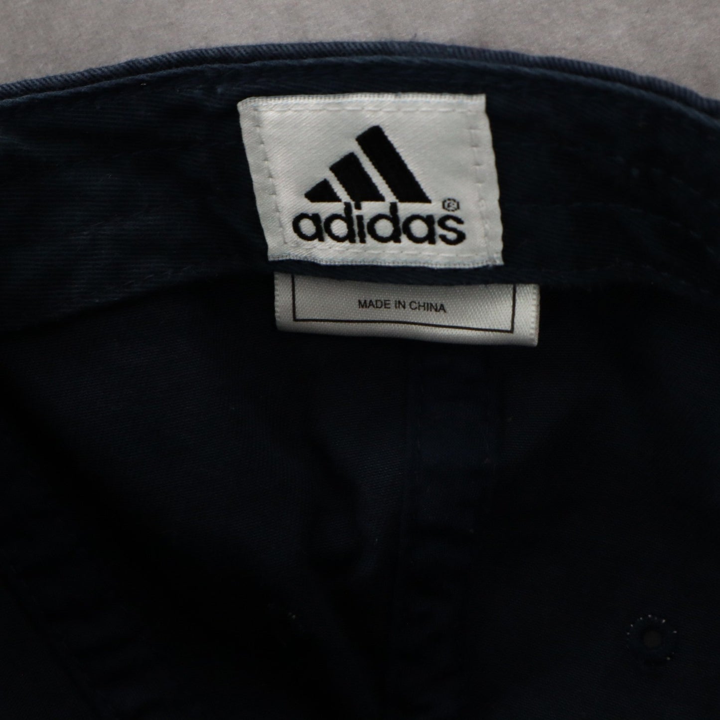 Adidas Blue Logo Performance Athletic OSFM Baseball Cloth Strap Buckle Cap Hat