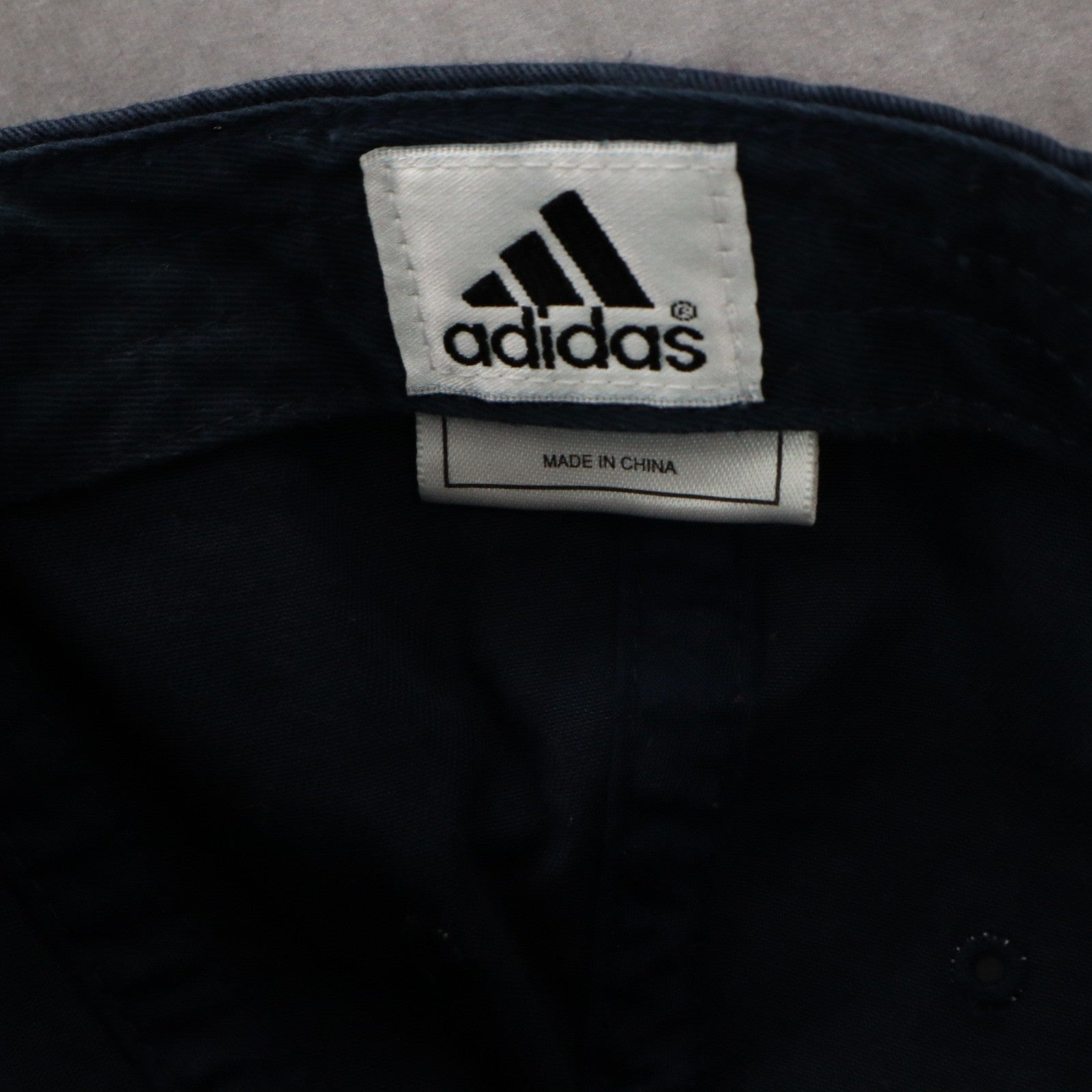 Adidas Blue Logo Performance Athletic OSFM Baseball Cloth Strap Buckle Cap Hat
