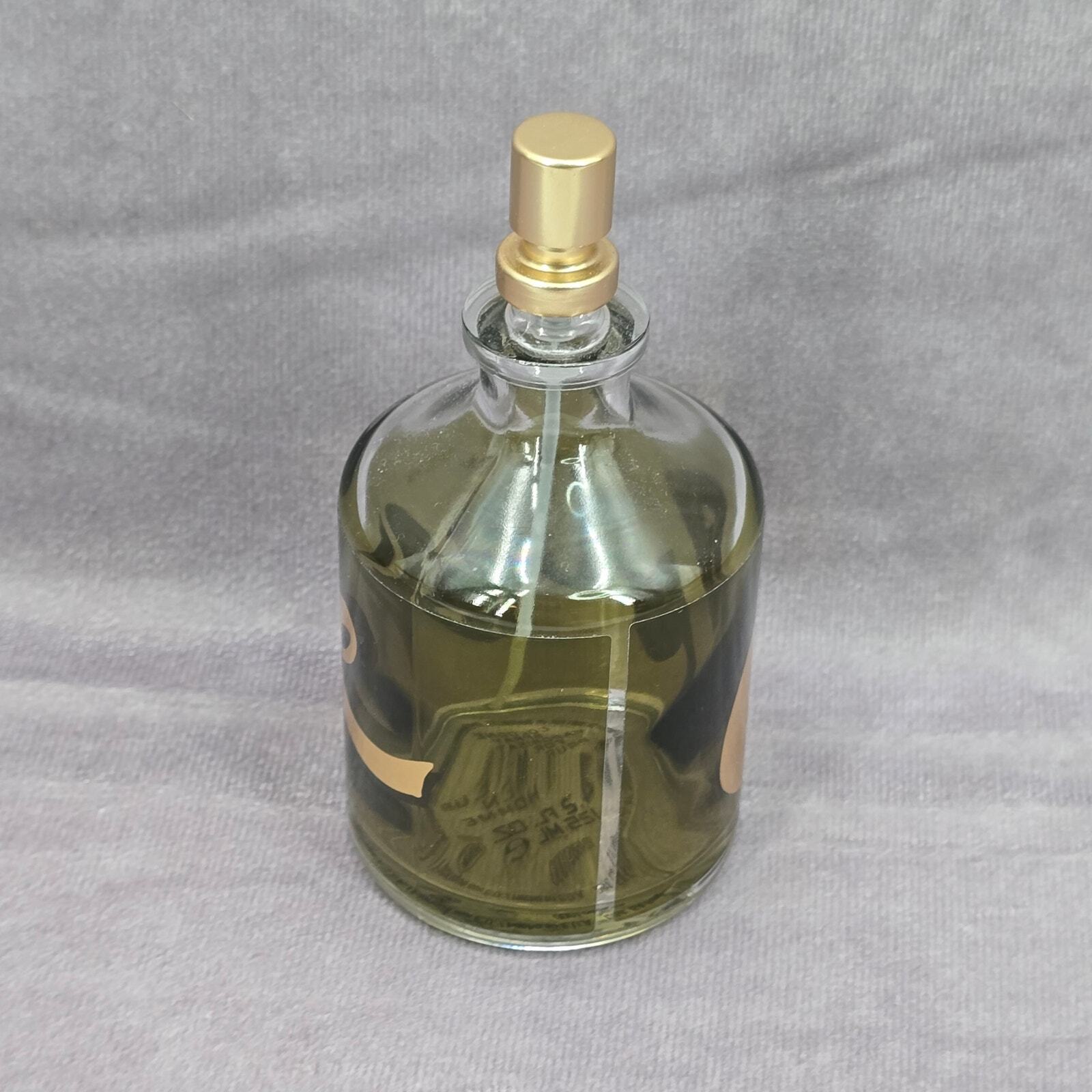 Curve Men's Green Gold Cologne Perfume 4.2 FL OZ 125 ML Glass Empty Bottle Only