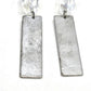 Silver Tarnished Tone Bead Bar Dangle Hook Earrings Fashion Jewelry E25
