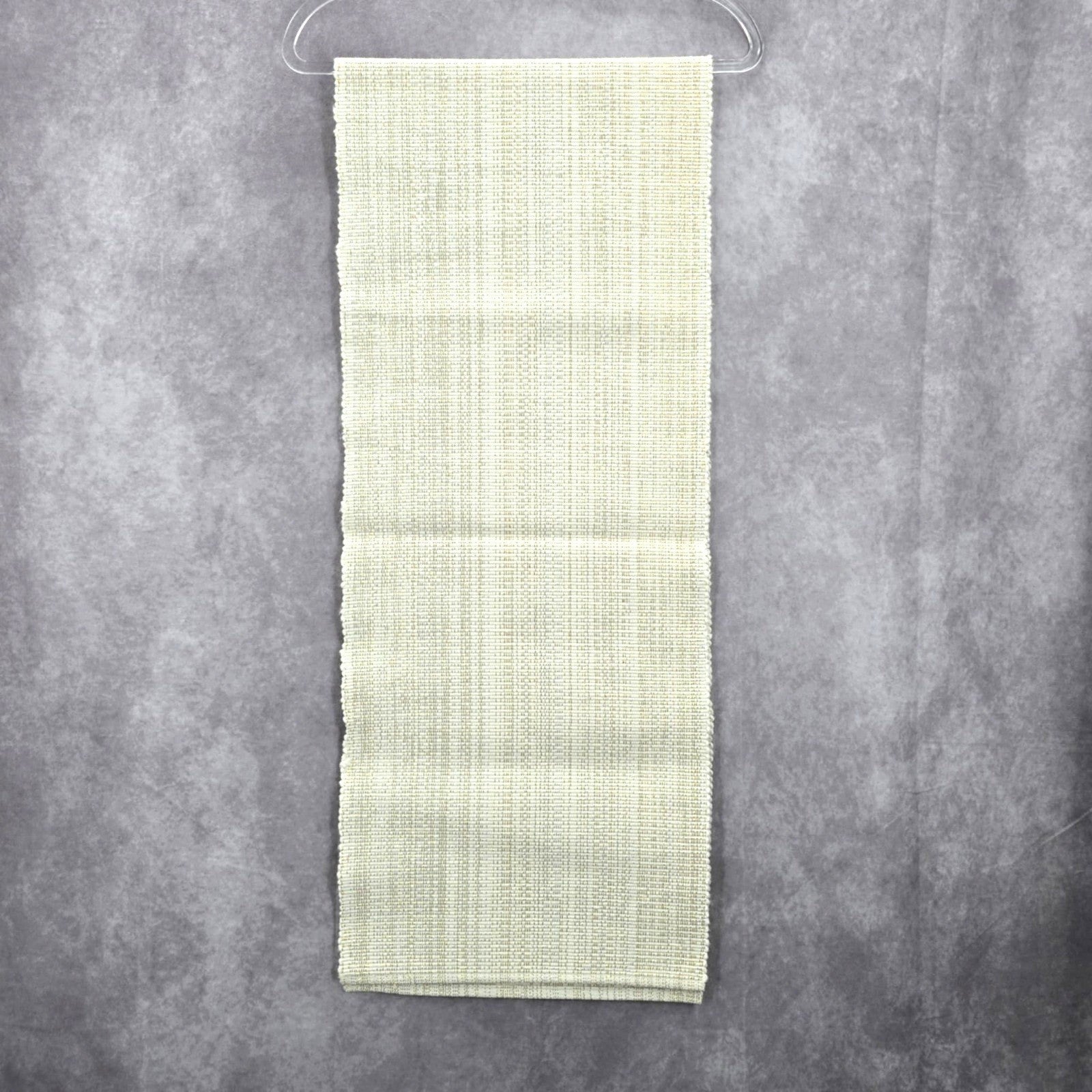 Cream Metallic Gold Scallop Edge Rectangle Long Holiday Table Runner 70" X 13"