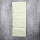 Cream Metallic Gold Scallop Edge Rectangle Long Holiday Table Runner 70" X 13"