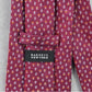 Barneys New York Red Floral Geometric 100% Silk Italy Men's Neck Tie