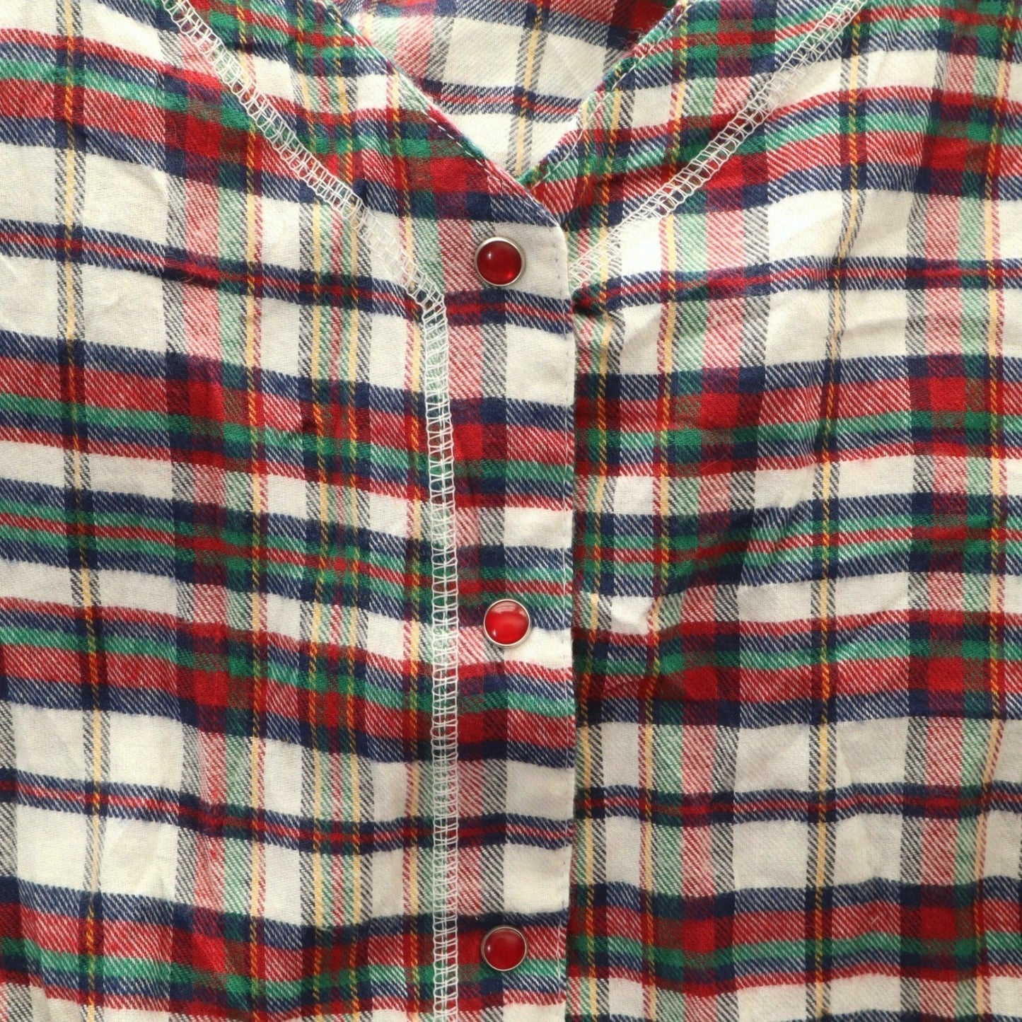 Buffalo Maxi Flannel Plaid Granny Cottage Pearl Snap Electric VTG Dress 18/20 1X