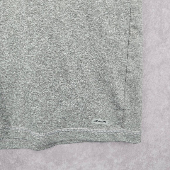 Danskin Now Gray Racerback Sleeveless Tank Top Sportswear Activewear Large