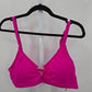 Shein Pink Bikini Top Padded Bra Swimwear Adjustable Strap Swimsuit Size 1XL