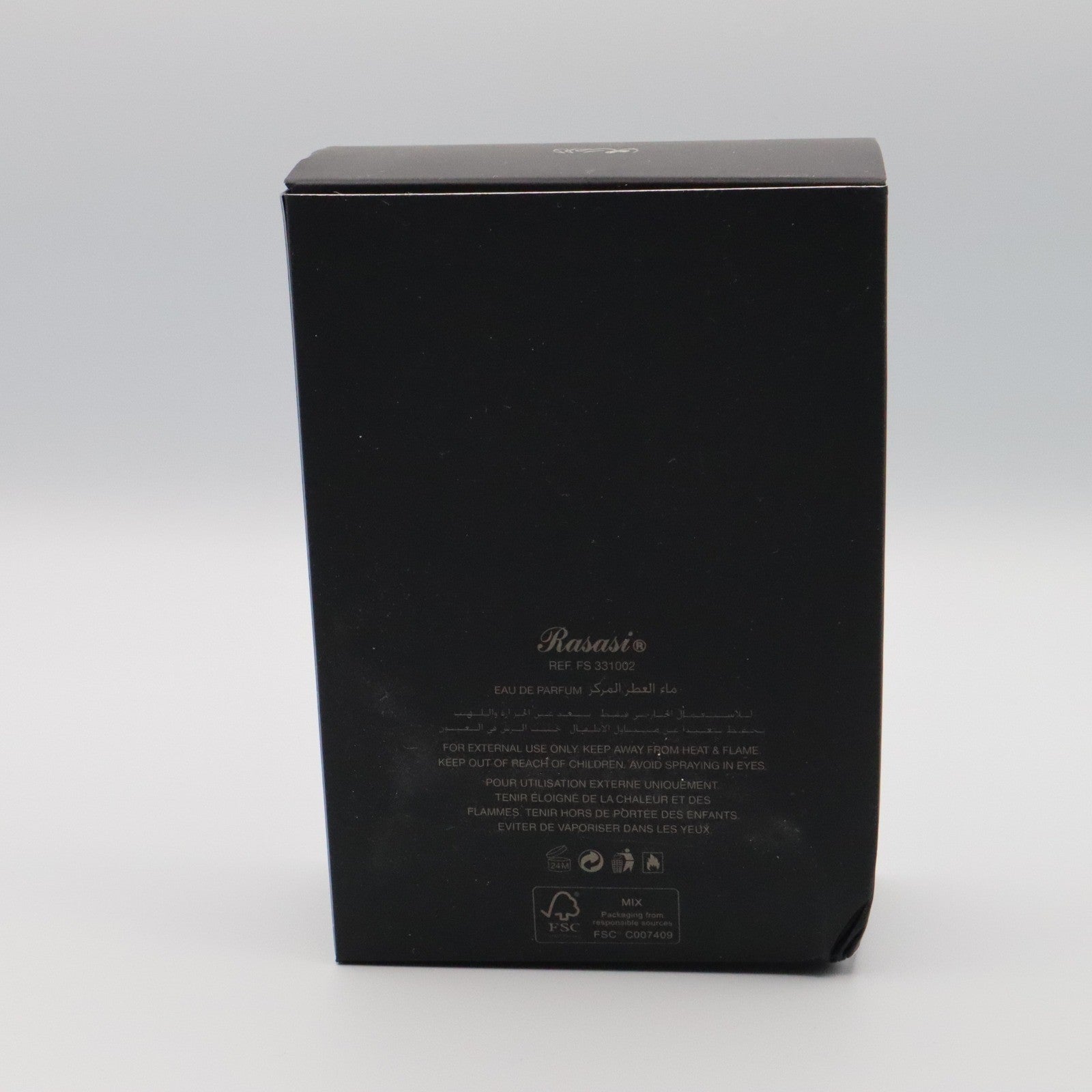 Hawas for Him Eau De Parfum 100 ML 3.38 FL OZ Collectors Display Empty Box