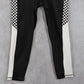 Xersion Black Checker Ankle Active Athletic Stretch Leggings Pants L Large