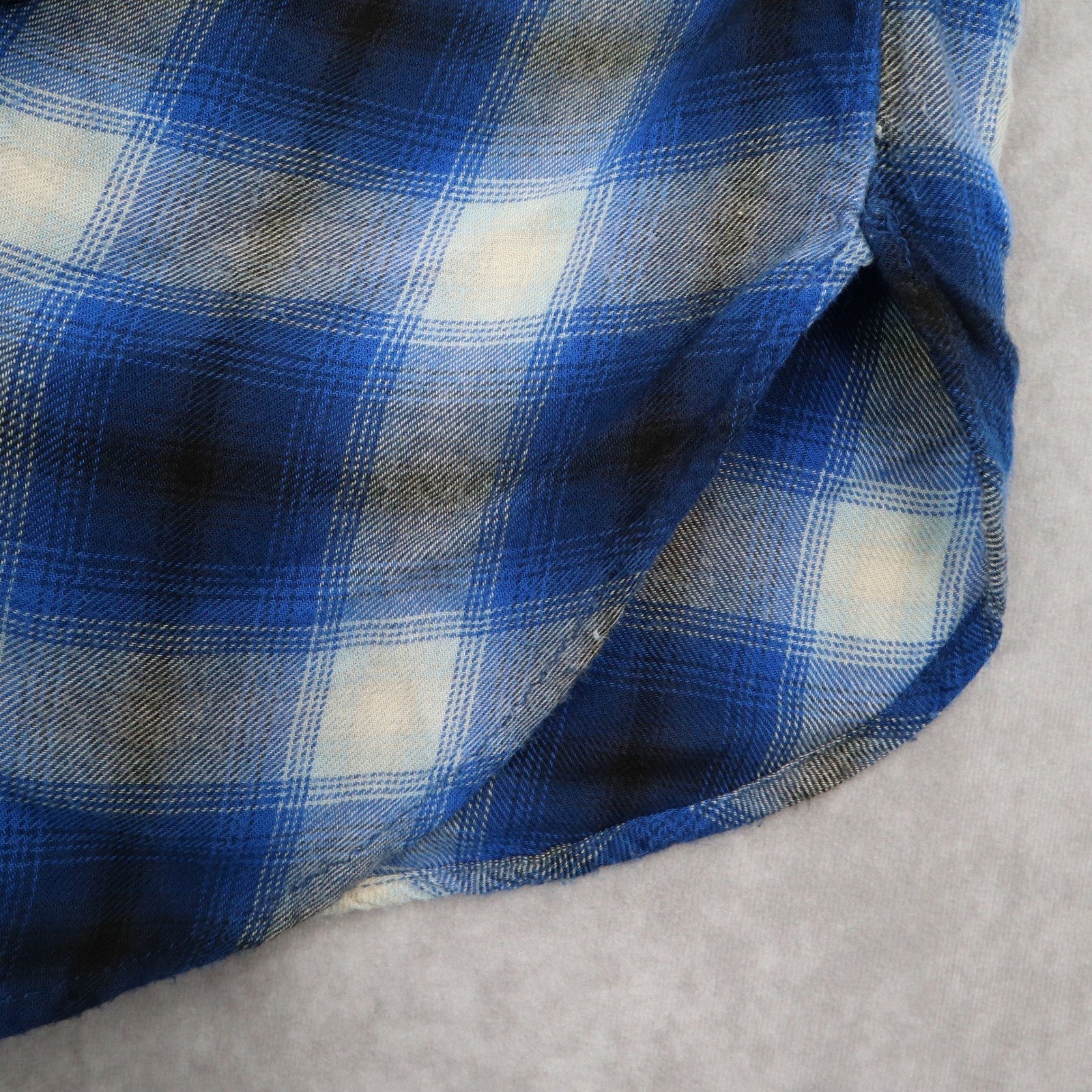 American Eagle Outfitters Flannel Plaid Long Sleeve Button Boyfriend Fit Small