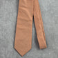 Van Heusen Orange Silver Geometric Checker Executive 100% Polyester Neck Tie