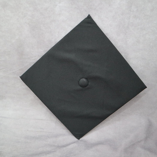 Herff Jones Black Graduation Cap Hat Sure Fit One Size