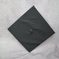 Herff Jones Black Graduation Cap Hat Sure Fit One Size