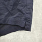 Lane Bryant Navy Blue Cotton Flat Womens Preppy Front Shorts Size 26 3X NWT