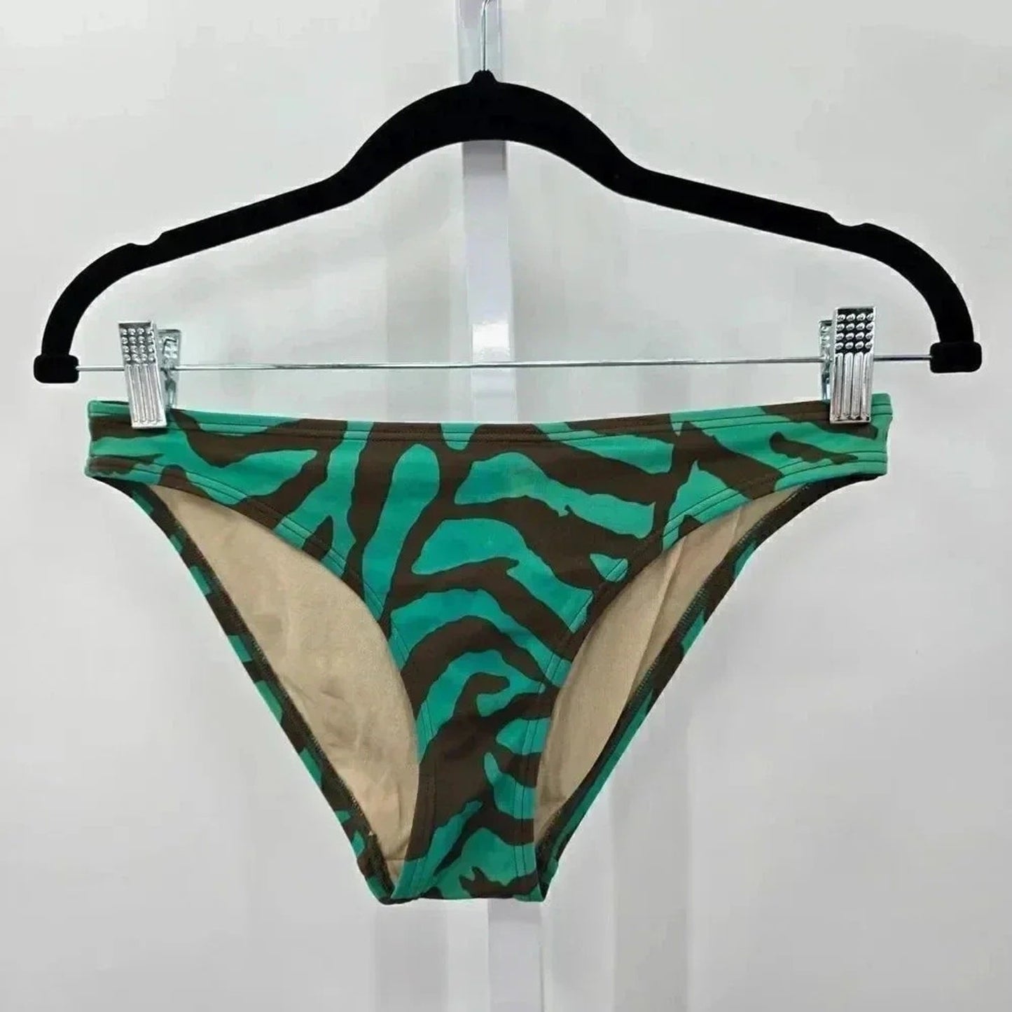 Victoria's Secret Green Bikini Print Bottom Swimwear Swimsuit XS Extra Small