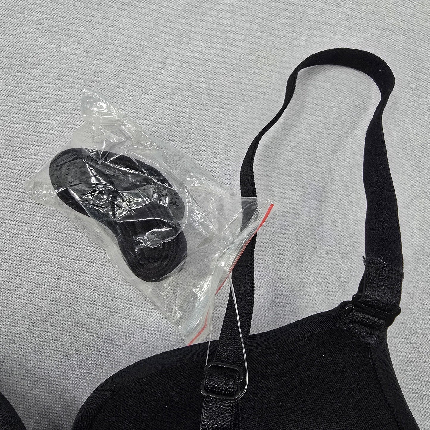 Black Padded Wired Push Up Plunge Bra Bikini Bralette Swim Top 34B