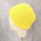 Yellow Cable Knit Y2k Vintage Handmade Cozy Winter Beanie Cap Hat