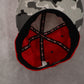 Under Armour Red Marvel Camo Flat Bill Spider Man Fitted Baseball Cap Hat LG XL