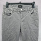Celebrity Pink Grey Skinny Jeans Denim Pants Bottoms Size 7/28