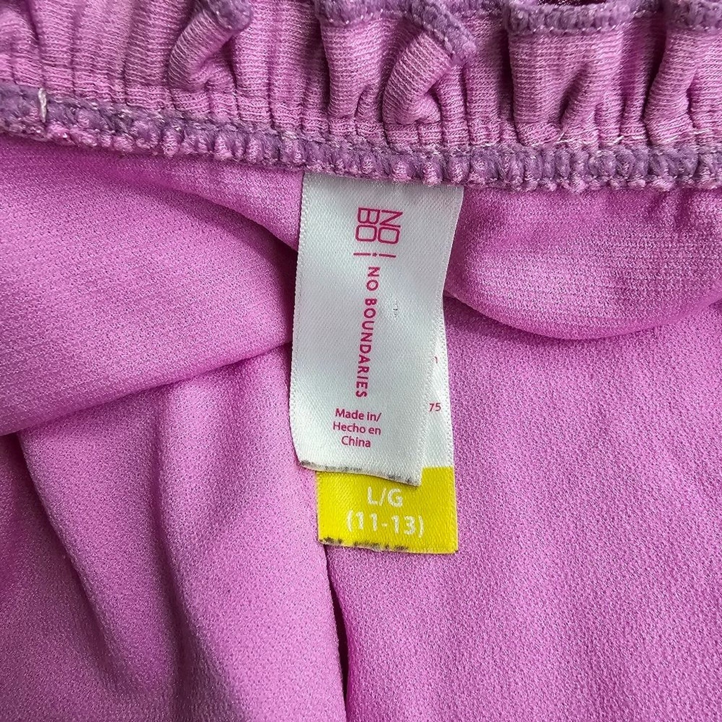 No Boundaries Purple Ruffle One Piece Swimsuits Swimwear Large 11/13