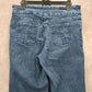 Westbound Straight Pull On Stretch Medium Blue Denim Pants Jeans 12 Short