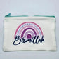 Bismillah Canvas Zipper Pencil Bag Makeup Bag Pouch Bag Handmade NWT