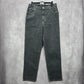 Relativity Black Missy Straight Tapered Denim Jeans Pants 14