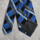 Arrow Blue Gray Black Plaid Tartan Stripe Executive 100% Silk Men's Neck Tie