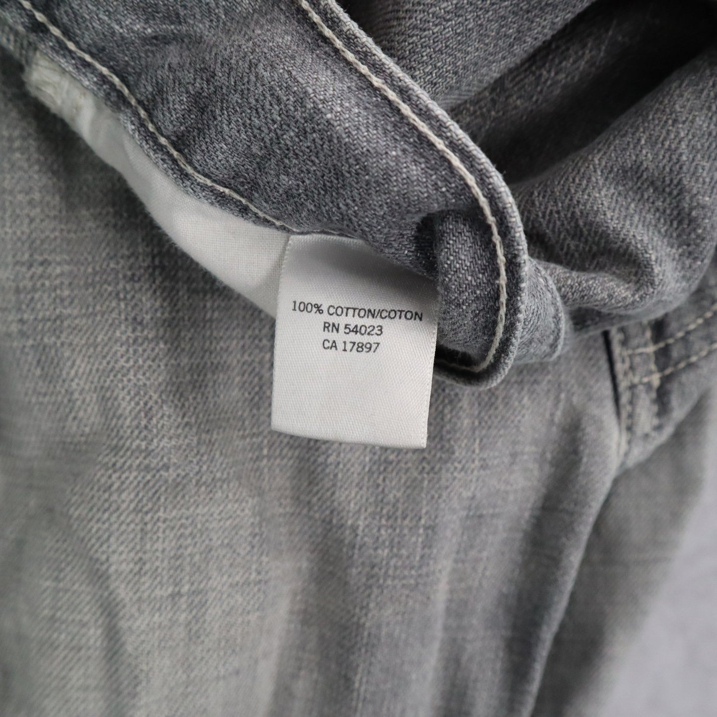 Banana Republic Gray Mens Denim Jeans Boot Cut Cotton Straight Leg 35/30