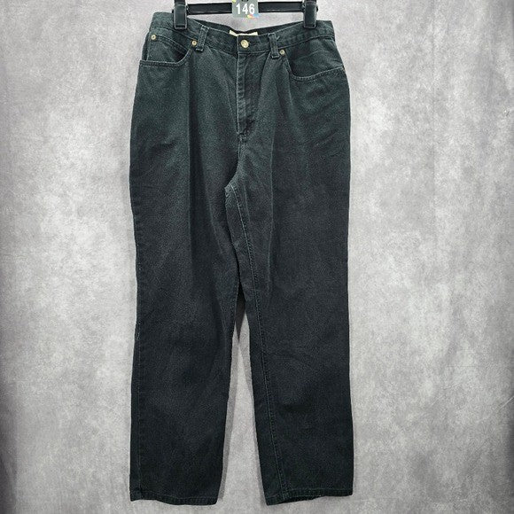 Jones Sport Black Denim Jeans Straight Leg Casual Pants 14