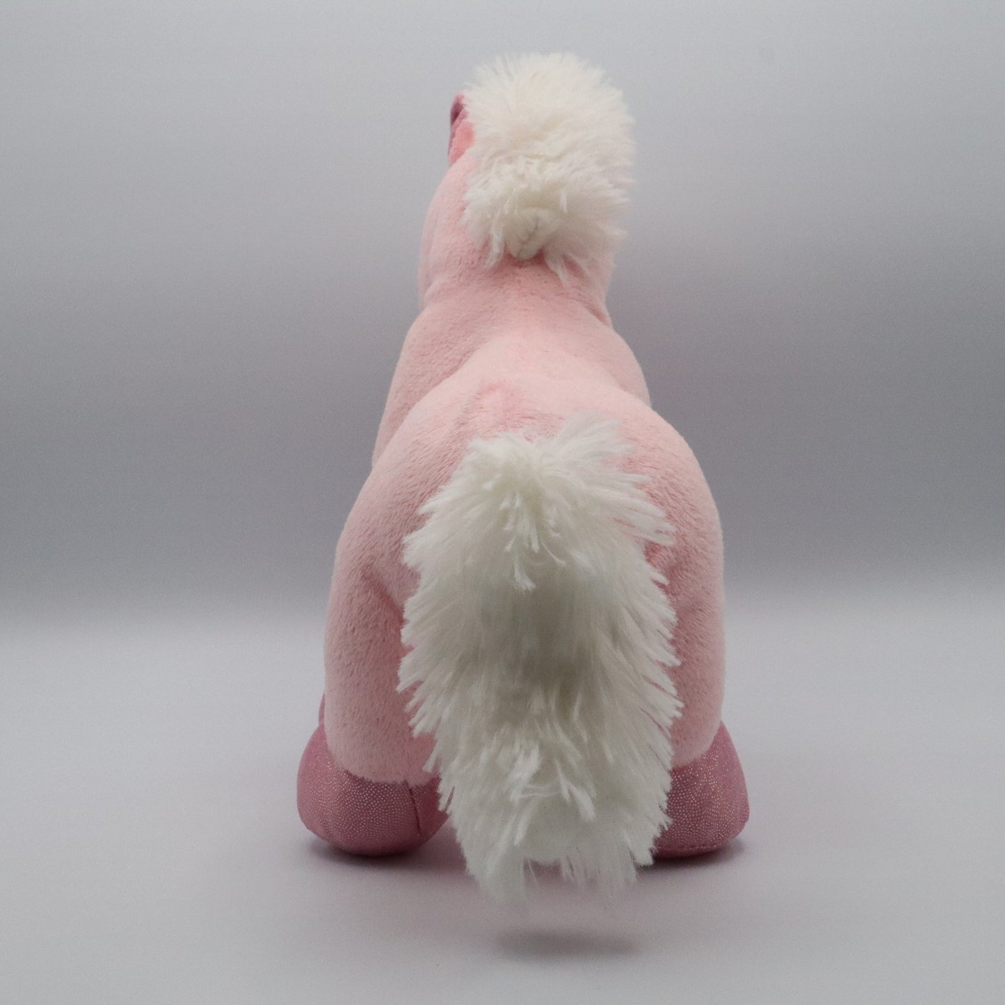 Pink Plush Unicorn Stuffed Animal Toy Soft Cuddly Sparkle Hooves Gift 11"