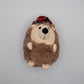 Bass Pro Shop Plush Hedgehog Stuffed Animal Toy Brown Tartan Hat 6" Gift Kids