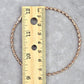 Rose Gold Large Spiral Hoop Dangle Earrings Boho Retro Fashion Jewelry JB2-83