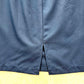 Navy Blue Vintage Executive Pull On Solid Split Knee Length Plus Skirt 14