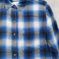 American Eagle Outfitters Flannel Plaid Long Sleeve Button Boyfriend Fit Small
